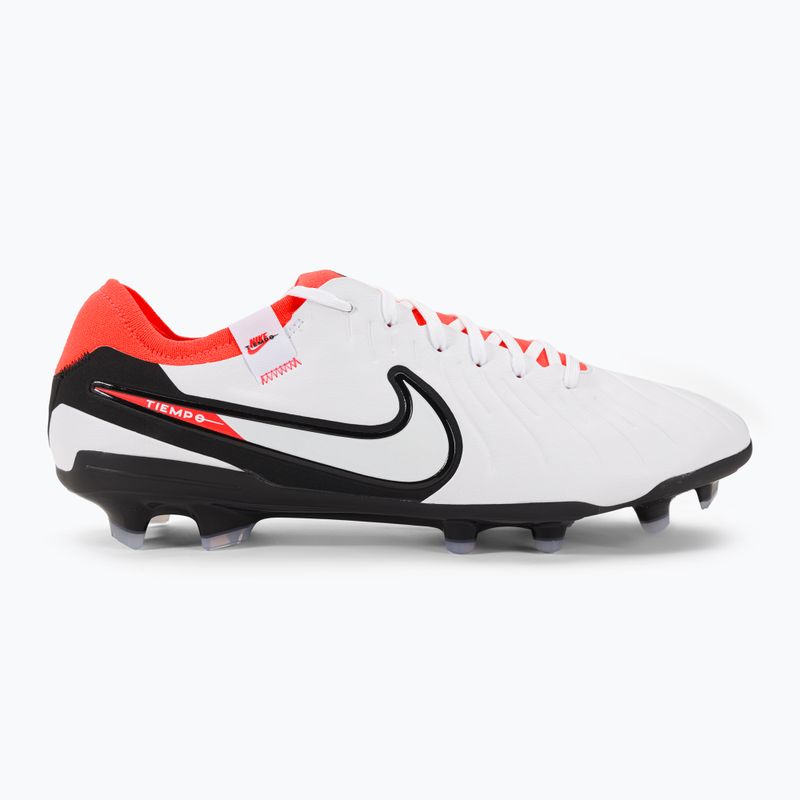 Kopačky Nike Tiempo Legend 10 Pro FG white/black/bright crimson 2