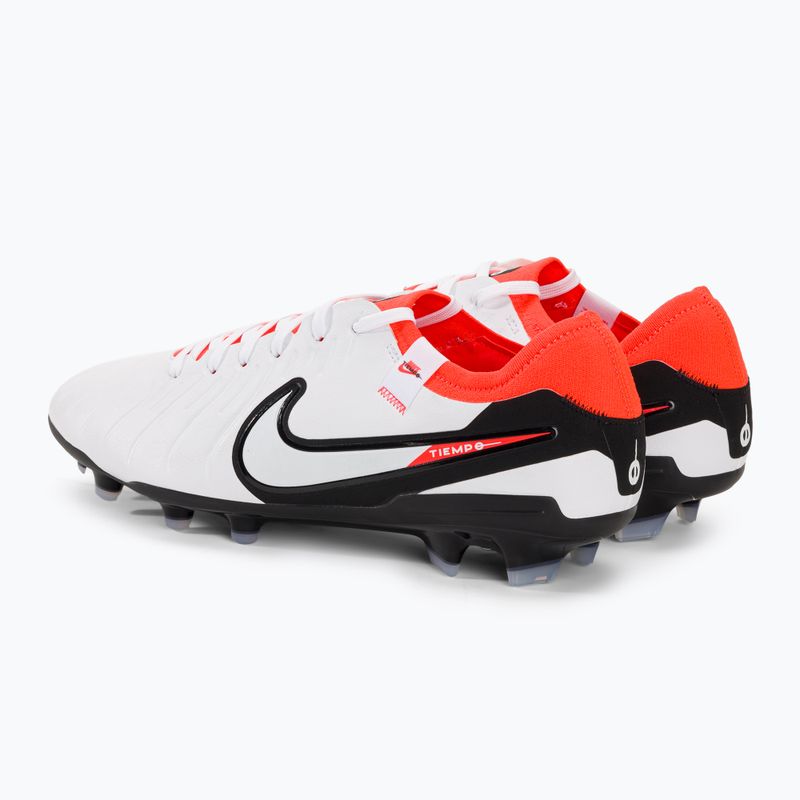 Kopačky Nike Tiempo Legend 10 Pro FG white/black/bright crimson 3