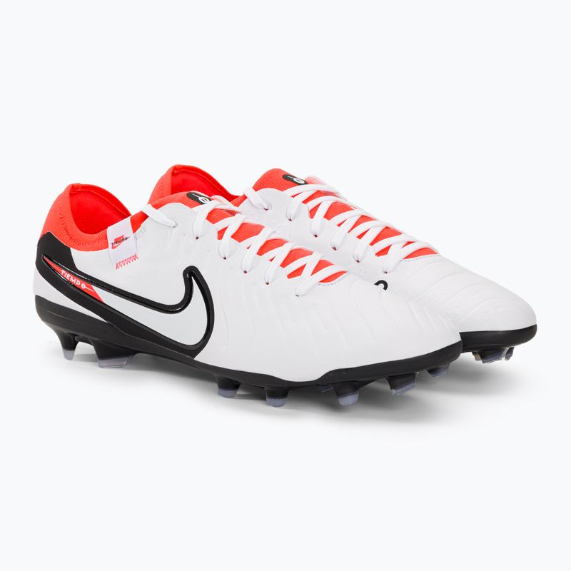 Kopačky Nike Tiempo Legend 10 Pro FG white/black/bright crimson 4