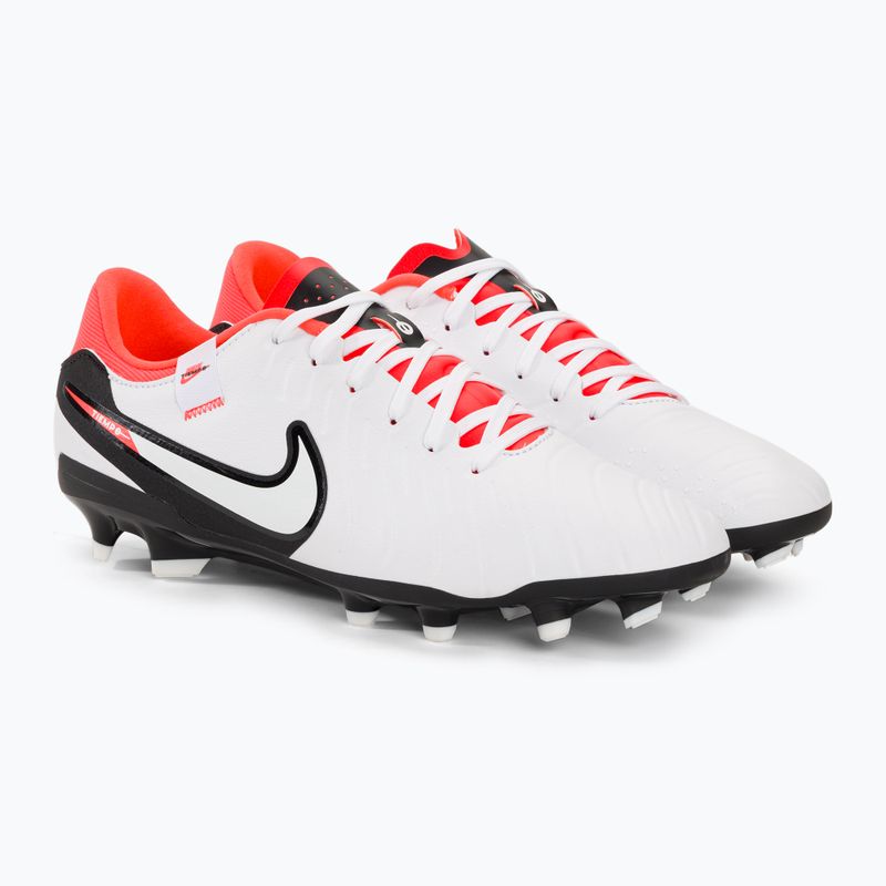 Kopačky Nike Tiempo Legend 10 Academy MG biela/čierna/jasná karmínová 4