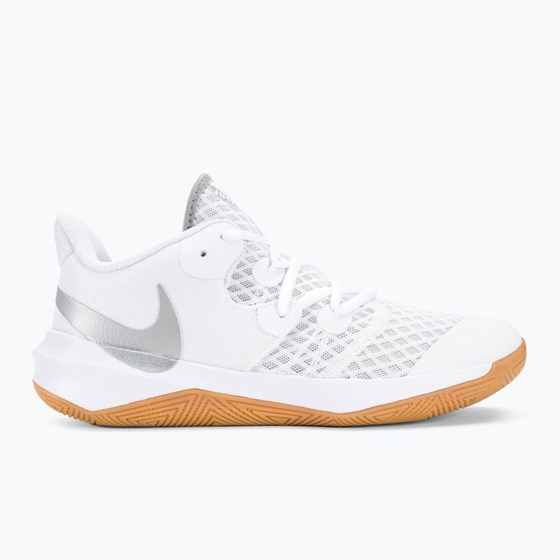 Tenisky na volejbal Nike Zoom Hyperspeed Court SE biele/metalická strieborná guma 2