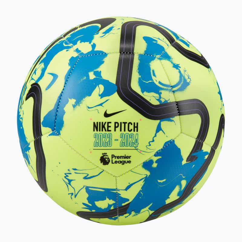 Futbalová lopta Nike Premier League Pitch white/total orangePblack  veľkosť 5 6