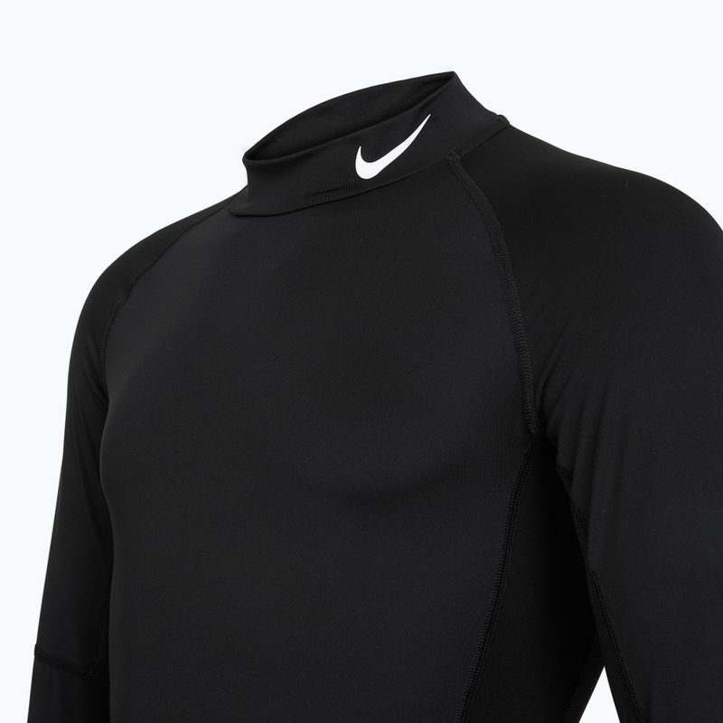 Pánske tréningové tričko longsleeve Nike Pro Dri-Fit Mock-Neck black/white 8