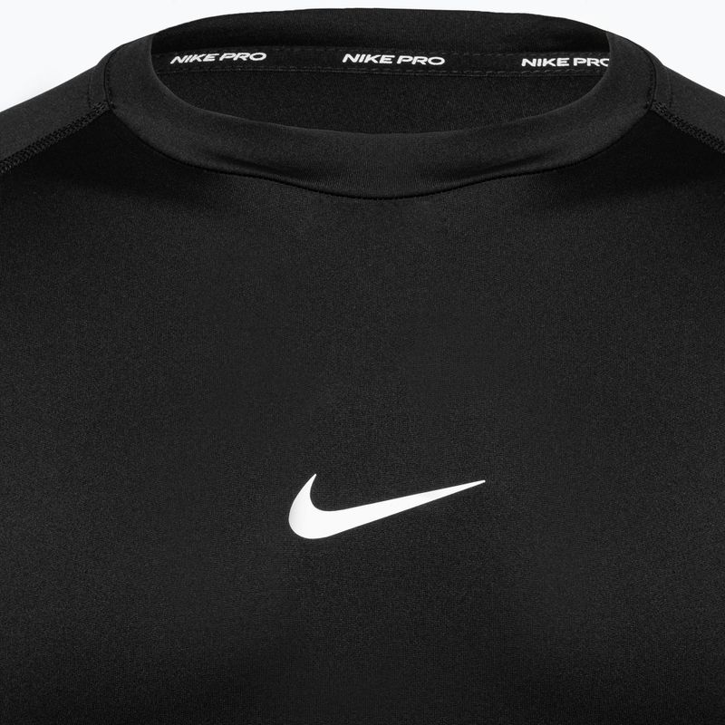 Pánske tričko Nike Pro Dri-Fit Tight Fitness Longsleeve black/white 3