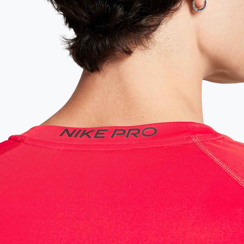 Pánske tréningové tričko longsleeve Nike Pro Dri-Fit Tight Fitness university red/black 5