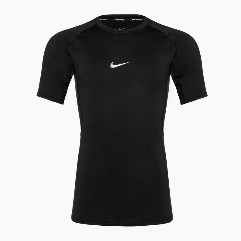 Pánske tréningové tričko Nike Pro Dri-Fit Tight SS Fitness black/white