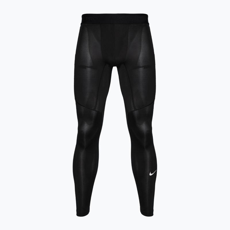 Pánske fitness tréningové legíny Nike Pro Dri-FIT Tight black/white