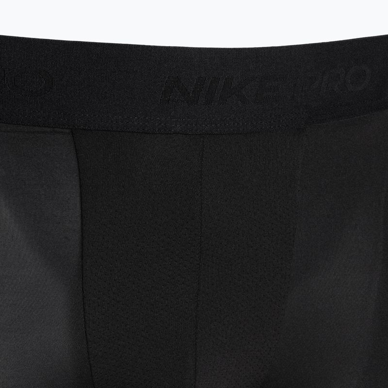 Pánske fitness tréningové legíny Nike Pro Dri-FIT Tight black/white 3