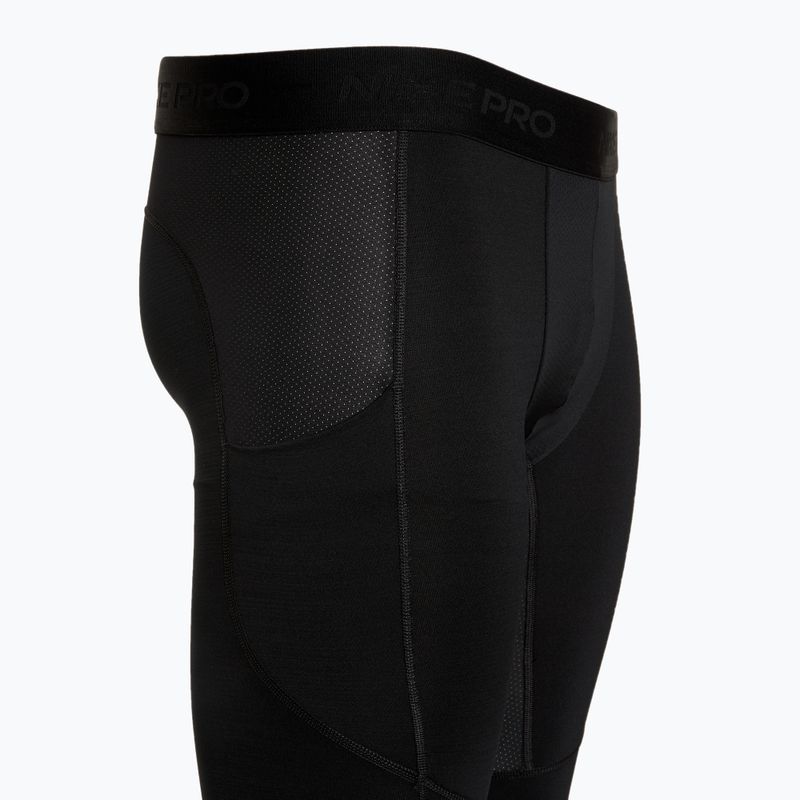 Pánske tréningové legíny Nike Pro Warm black/white 3