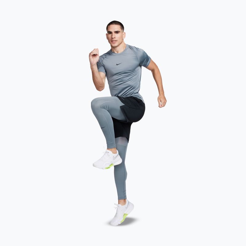 Pánske legíny Nike Pro Warm smoke grey/black 2