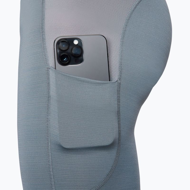 Pánske legíny Nike Pro Warm smoke grey/black 4