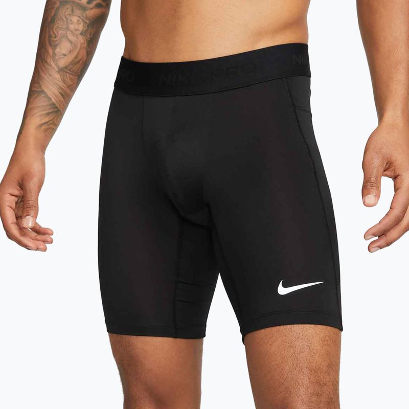 Kraťasy tréningové pánske Nike Pro Dri-Fit Fitness Long black/white 4