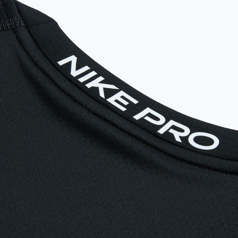 Pánske tréningové tričko s dlhým rukávom Nike Pro Warm LS black/white 4