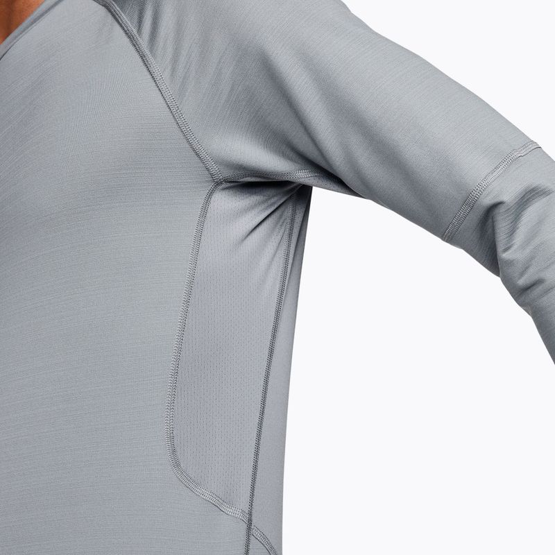 Pánske tréningové tričko longsleeve Nike Pro Warm smoke grey/black 6