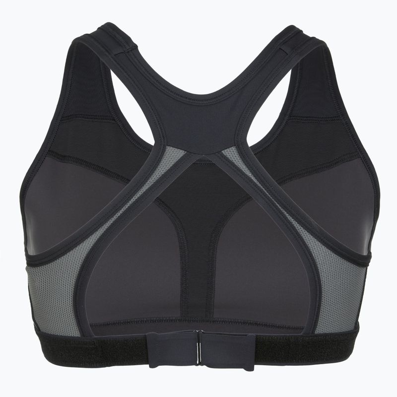 Športová podprsenka Nike Swoosh High Support black/iron grey/white 7