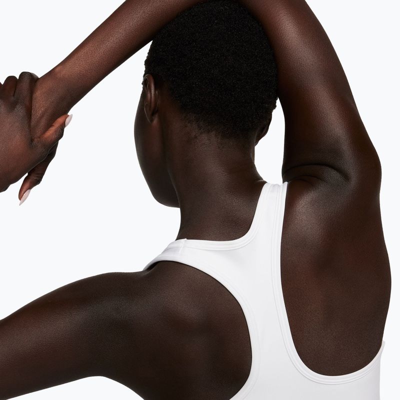 Športová podprsenka Nike Swoosh Medium Support white/stone mauve/black 4