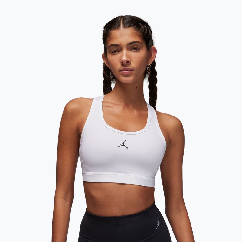 Fitness podprsenka Jordan Sport Medium Support Jumpman white/stone mauve/black