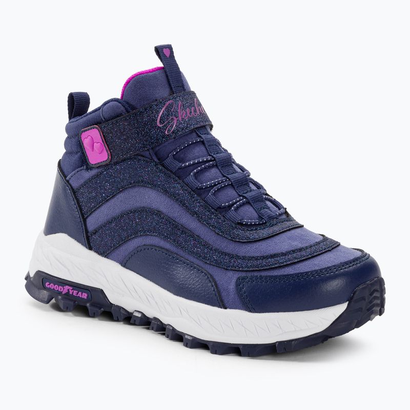 SKECHERS Fuse Tread Wild Adventure detská treková obuv navy