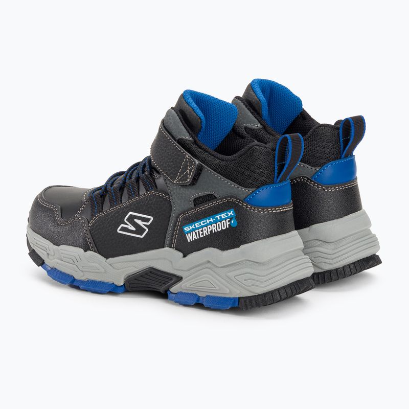 Detská treková obuv SKECHERS Drollix Venture Rush black/royal 3