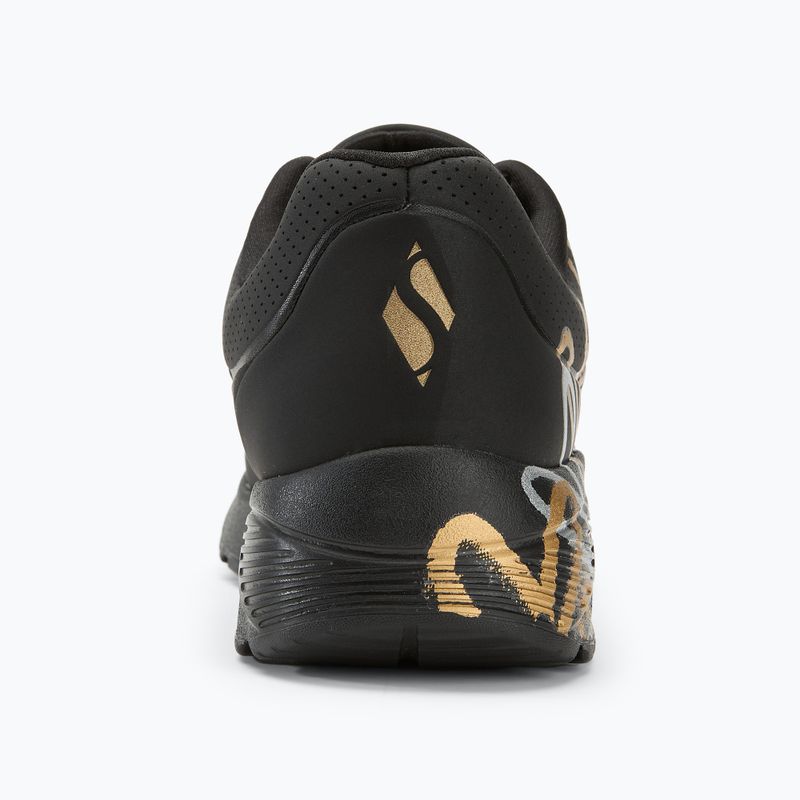 Detská obuv SKECHERS JGoldcrown Uno Lite Metallic Love black/gold 6