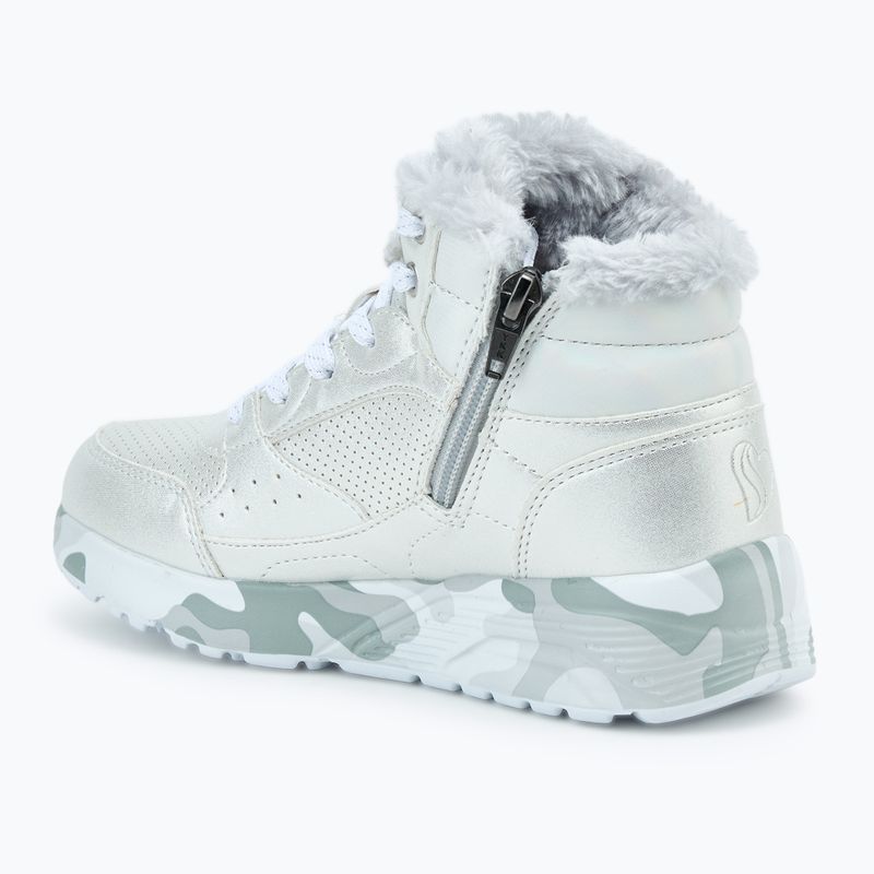 Detské topánky SKECHERS Uno Lite Camo Dazzle silver/grey 3