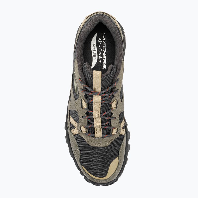 Pánska treková obuv Skechers Arch Fit Trail Air olive/black 6
