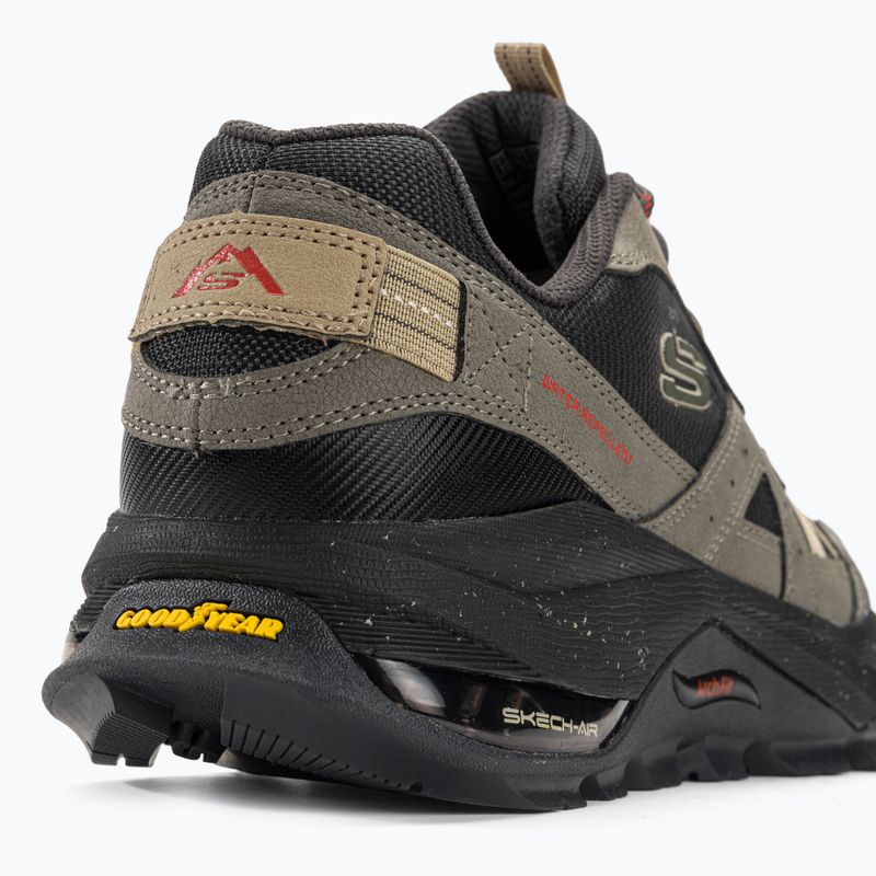 Pánska treková obuv Skechers Arch Fit Trail Air olive/black 9
