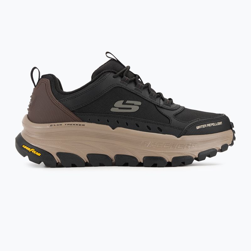 SKECHERS D'Lux Trekker pánska treková obuv black/natural 2