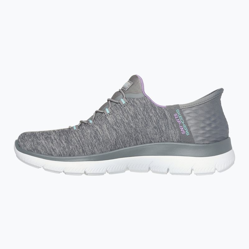 Dámska obuv SKECHERS Summits Dazzling Haze gray/mint 10