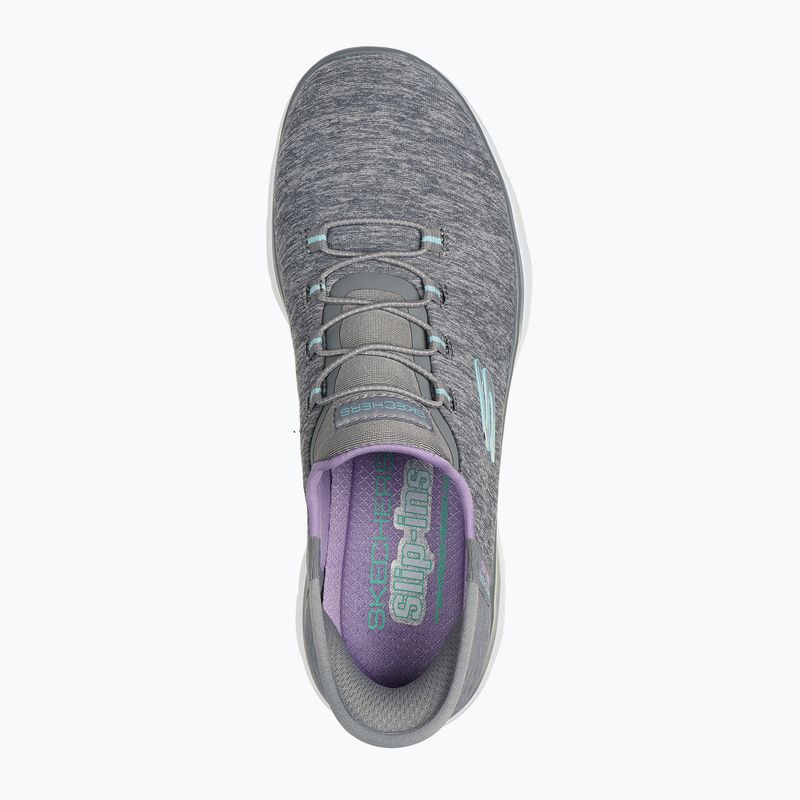 Dámska obuv SKECHERS Summits Dazzling Haze gray/mint 11