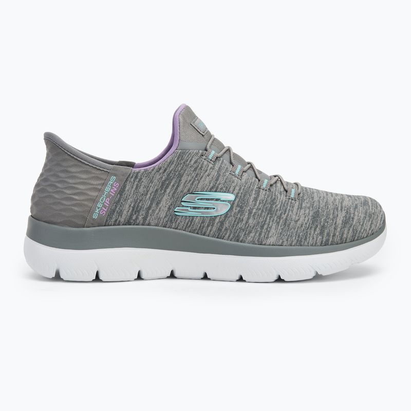 Dámska obuv SKECHERS Summits Dazzling Haze gray/mint 2
