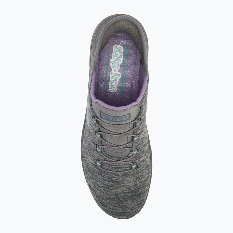 Dámska obuv SKECHERS Summits Dazzling Haze gray/mint 5