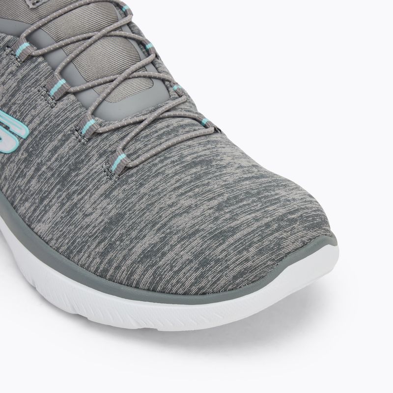 Dámska obuv SKECHERS Summits Dazzling Haze gray/mint 7