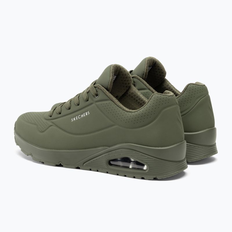 Pánska obuv SKECHERS Uno Stand On Air olive 4