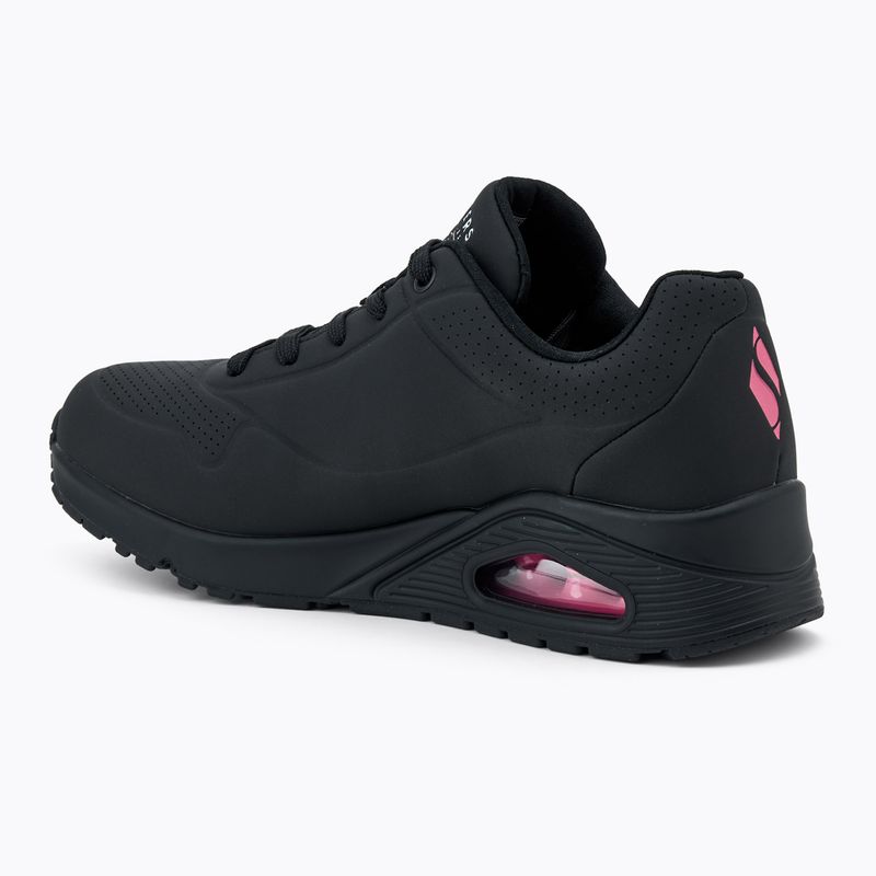 Dámske topánky SKECHERS Uno Dripping In Love black/pink 3