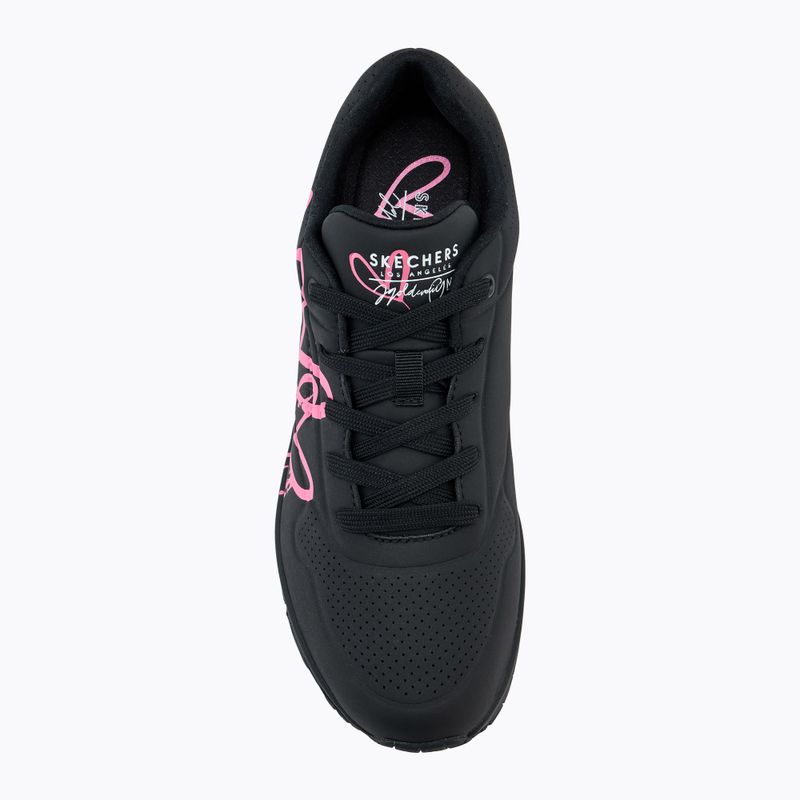 Dámske topánky SKECHERS Uno Dripping In Love black/pink 5