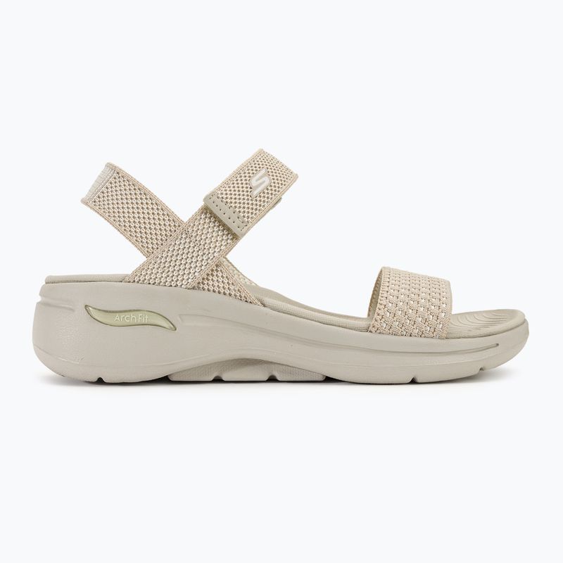 Dámske sandále SKECHERS Go Walk Arch Fit Polished beige 2