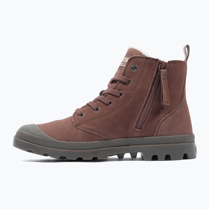 Pánska obuv Palladium Pampa HI ZIP WL yak brown 9