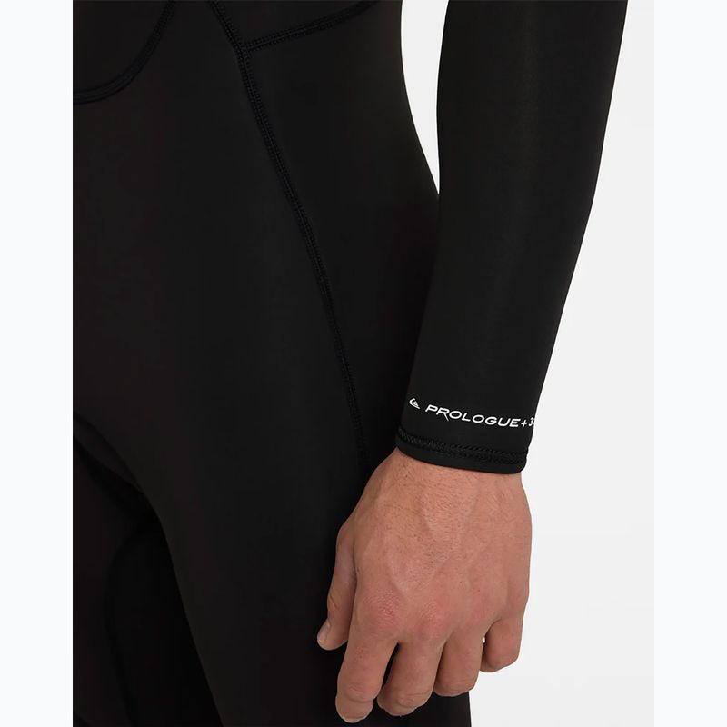 Pánsky plavecký neoprén Quiksilver Prologue+ 3/2 mm Back Zip Flatlock black 6