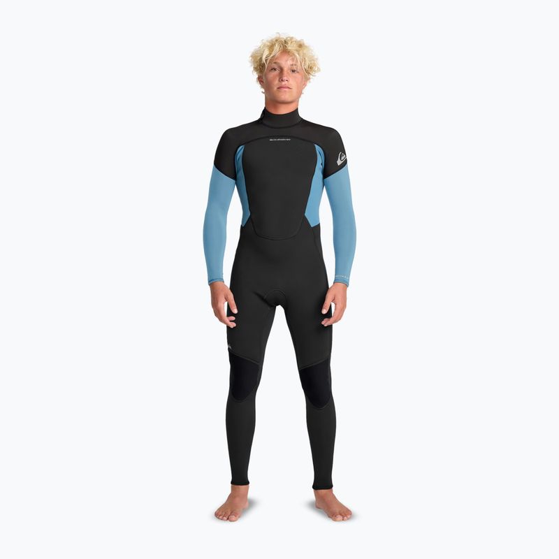 Pánsky plavecký neoprén Quiksilver Prologue+ 4/3 mm Back Zip GBS cloud blue