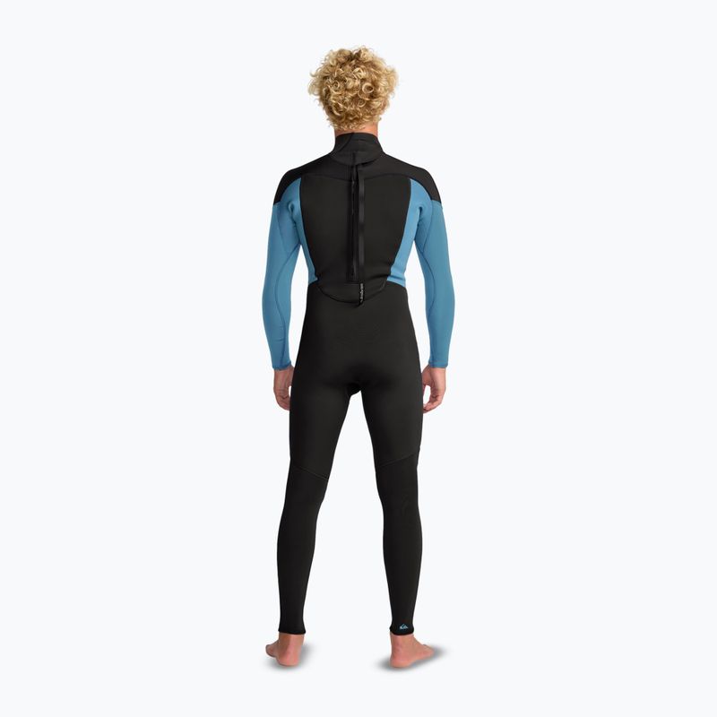 Pánsky plavecký neoprén Quiksilver Prologue+ 4/3 mm Back Zip GBS cloud blue 2