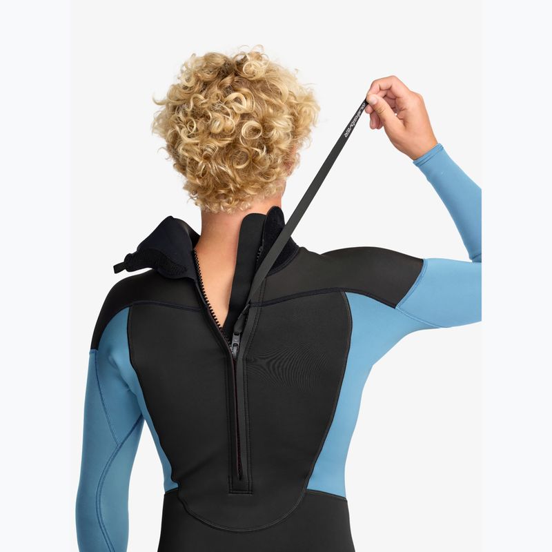 Pánsky plavecký neoprén Quiksilver Prologue+ 4/3 mm Back Zip GBS cloud blue 4