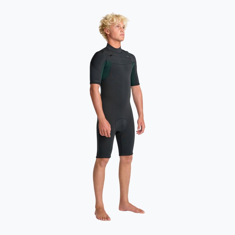 Pánsky plavecký neoprén Quiksilver Everyday Sessions 2/2 mm Chest Zip SS Spring jade 3