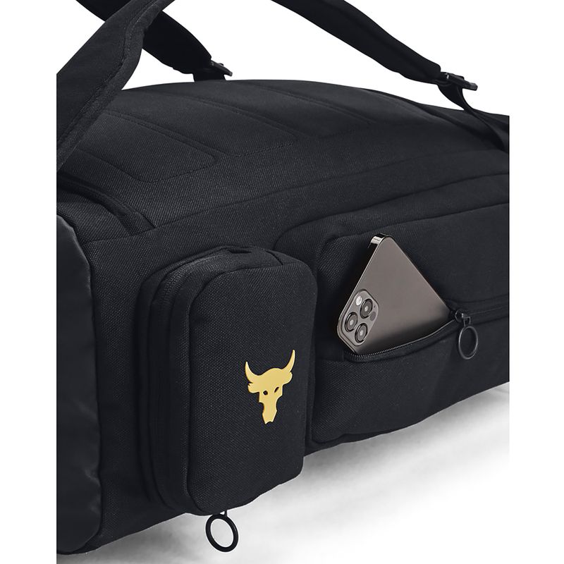 Turistický batoh pánsky Under Armour Project Rock black/black/metallic gold 6