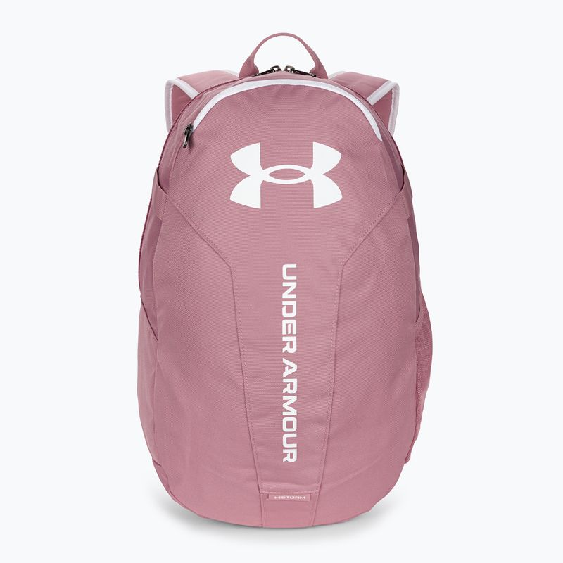 Under Armour Hustle Lite 24 l pink elixir/white/white mestský batoh