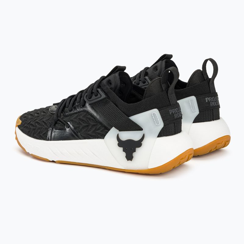 Pánska tréningová obuv Under Armour Project Rock 6 black/white/black 3