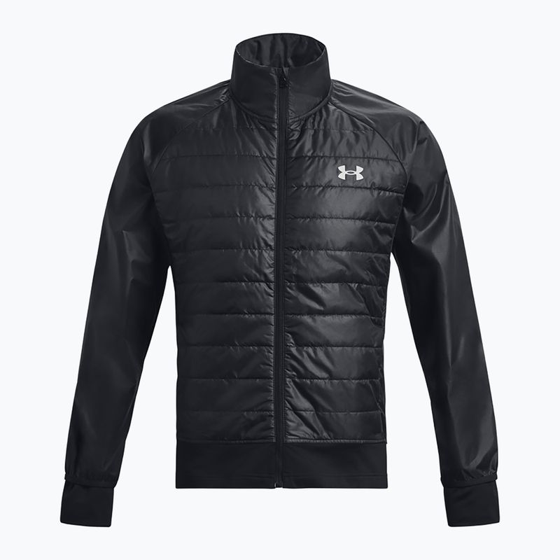 Pánska bežecká bunda Under Armour Launch Insulated black/black/reflective