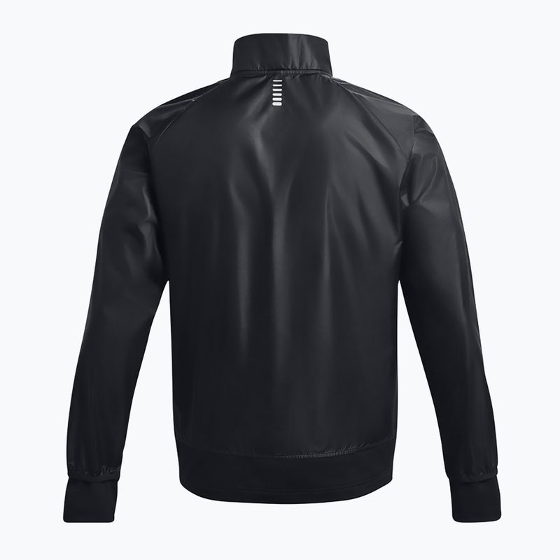 Pánska bežecká bunda Under Armour Launch Insulated black/black/reflective 2