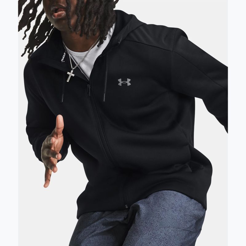 Under Armour Essential Swacket black/pitch gray pánska tréningová bunda 7