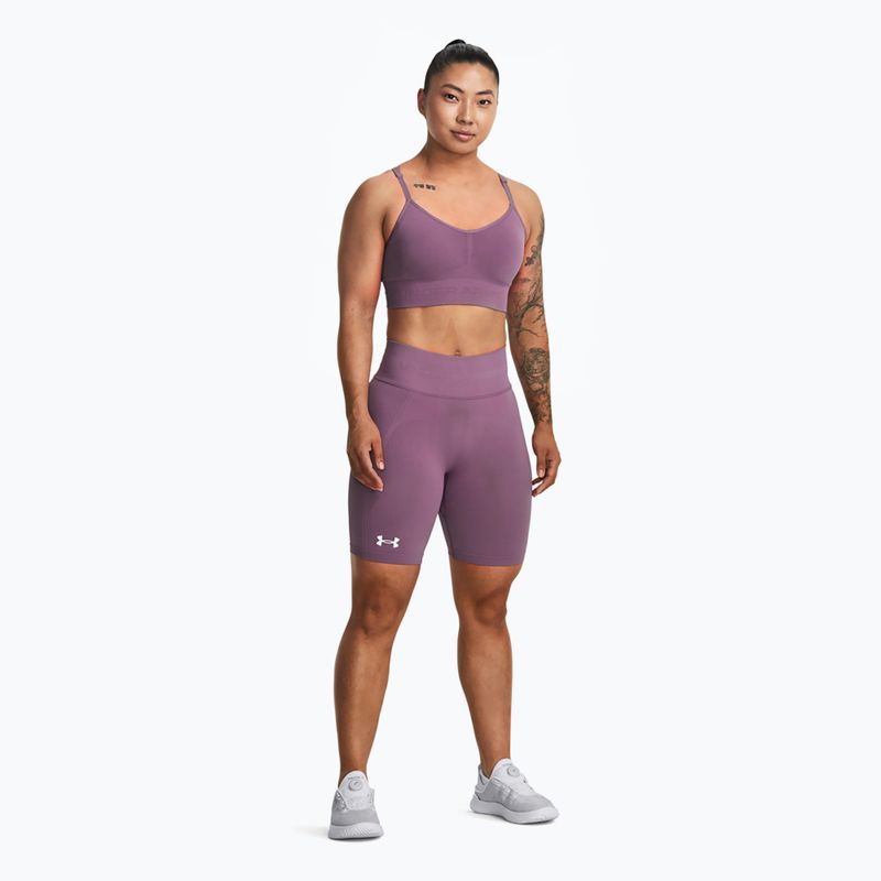 Dámske tréningové šortky Under Armour Train Seamless misty purple/white 2